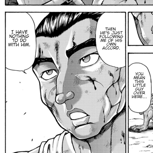 Baki Side Story - Retsu Kaioh Doesn't Mind Even if it's in another World Chapter 38: The man with the great sword cover