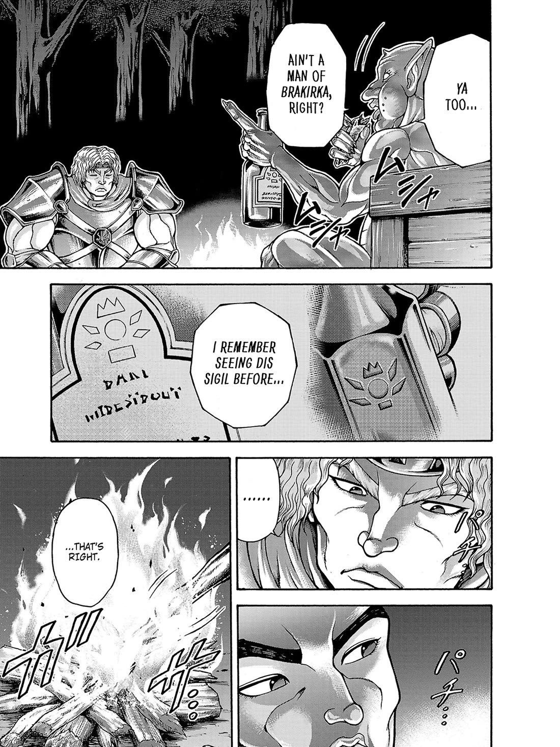 Baki Side Story - Retsu Kaioh Doesn't Mind Even if it's in another World Chapter 39 page 10 - Chapter 39: Departure