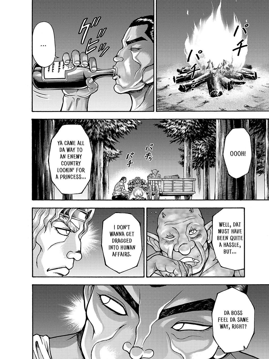 Baki Side Story - Retsu Kaioh Doesn't Mind Even if it's in another World Chapter 39 page 13 - Chapter 39: Departure