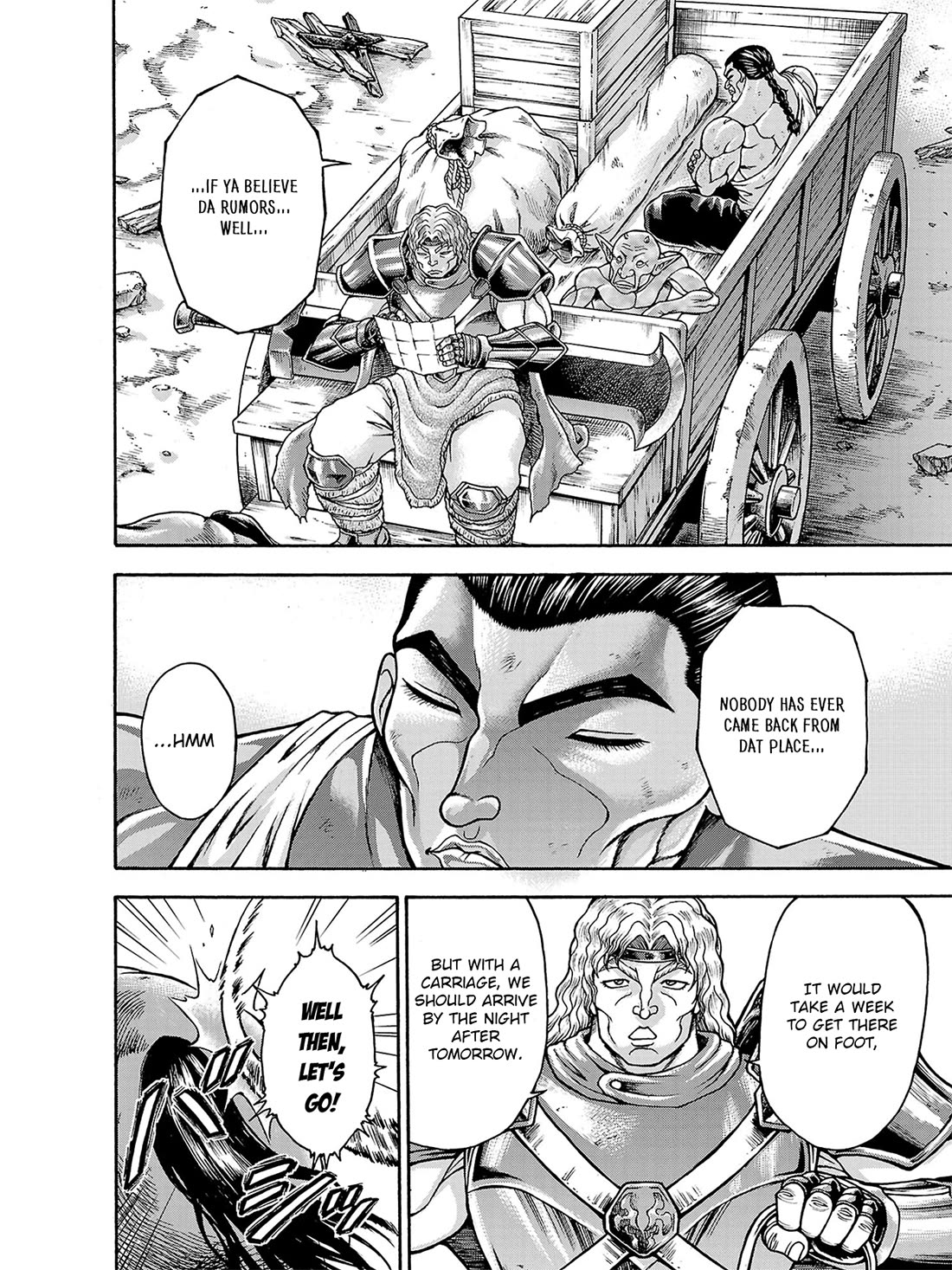 Baki Side Story - Retsu Kaioh Doesn't Mind Even if it's in another World Chapter 39 page 3 - Chapter 39: Departure