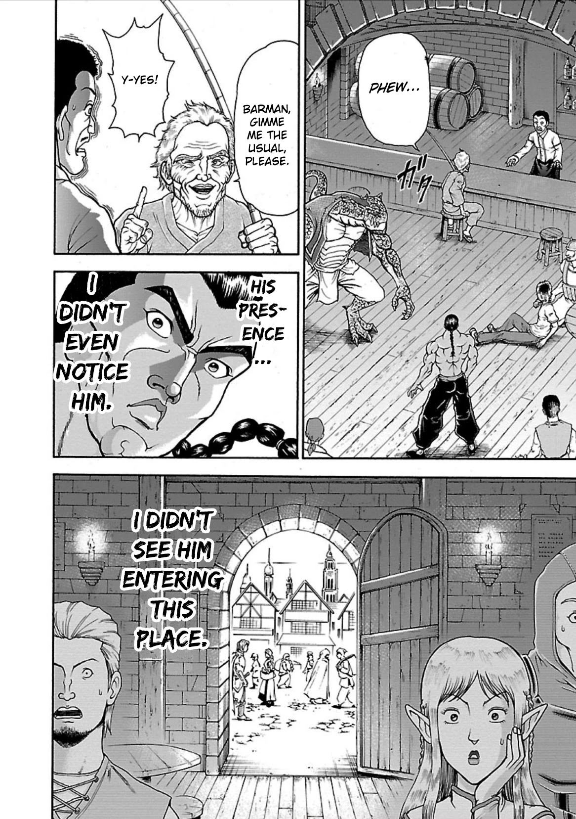 Baki Side Story - Retsu Kaioh Doesn't Mind Even if it's in another World Chapter 4 page 11 - Chapter 4: Death Roll