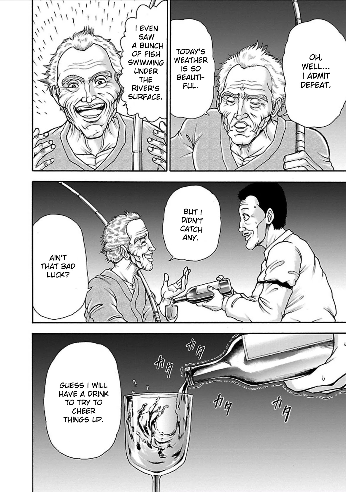 Baki Side Story - Retsu Kaioh Doesn't Mind Even if it's in another World Chapter 4 page 13 - Chapter 4: Death Roll