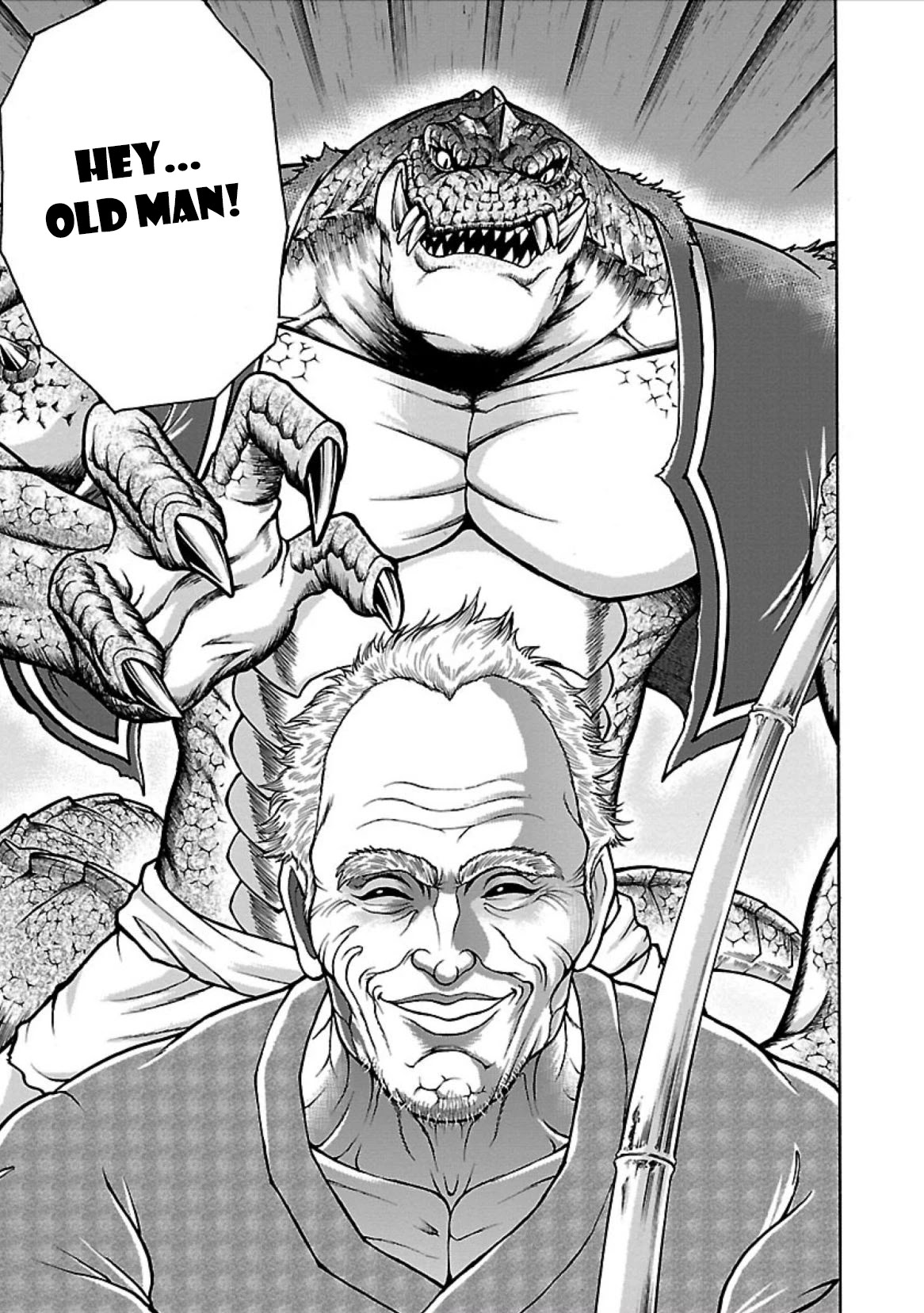 Baki Side Story - Retsu Kaioh Doesn't Mind Even if it's in another World Chapter 4 page 14 - Chapter 4: Death Roll