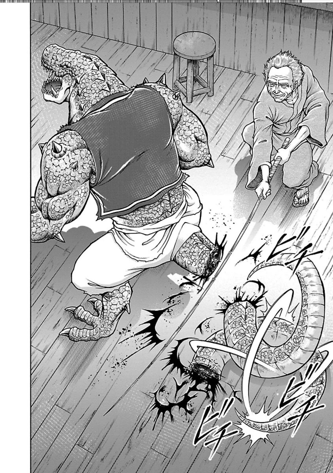 Baki Side Story - Retsu Kaioh Doesn't Mind Even if it's in another World Chapter 4 page 19 - Chapter 4: Death Roll