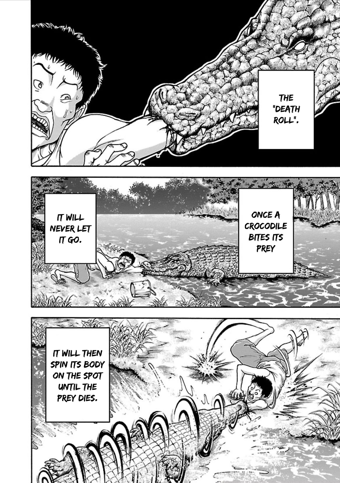 Baki Side Story - Retsu Kaioh Doesn't Mind Even if it's in another World Chapter 4 page 2 - Chapter 4: Death Roll
