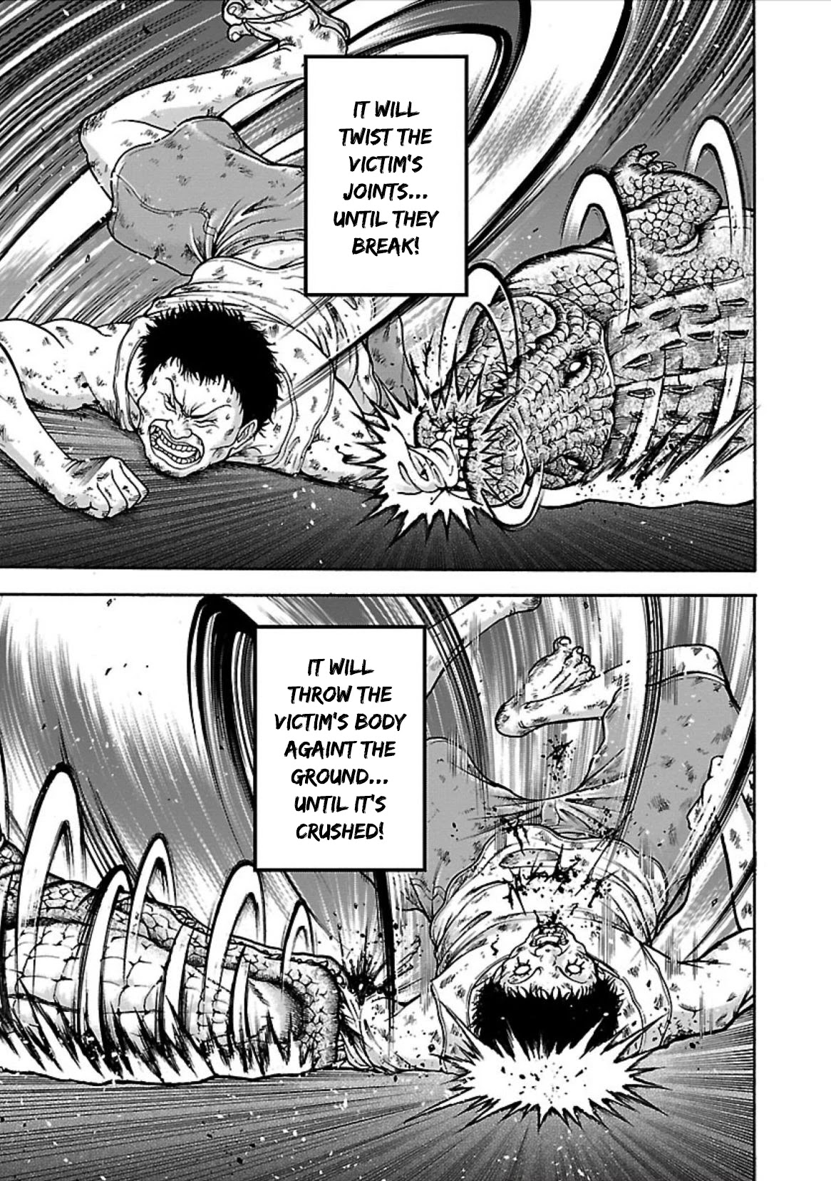 Baki Side Story - Retsu Kaioh Doesn't Mind Even if it's in another World Chapter 4 page 3 - Chapter 4: Death Roll