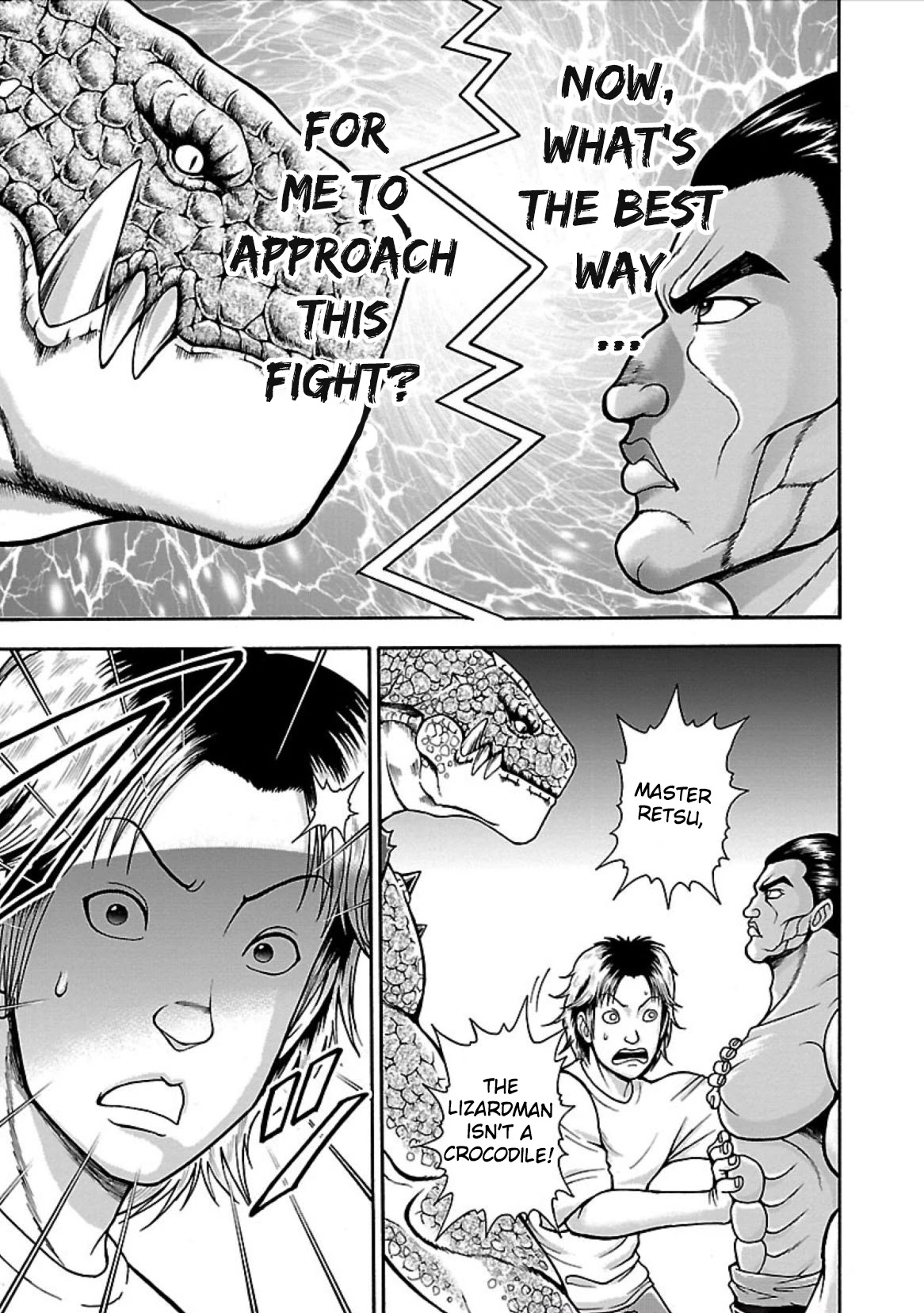 Baki Side Story - Retsu Kaioh Doesn't Mind Even if it's in another World Chapter 4 page 5 - Chapter 4: Death Roll
