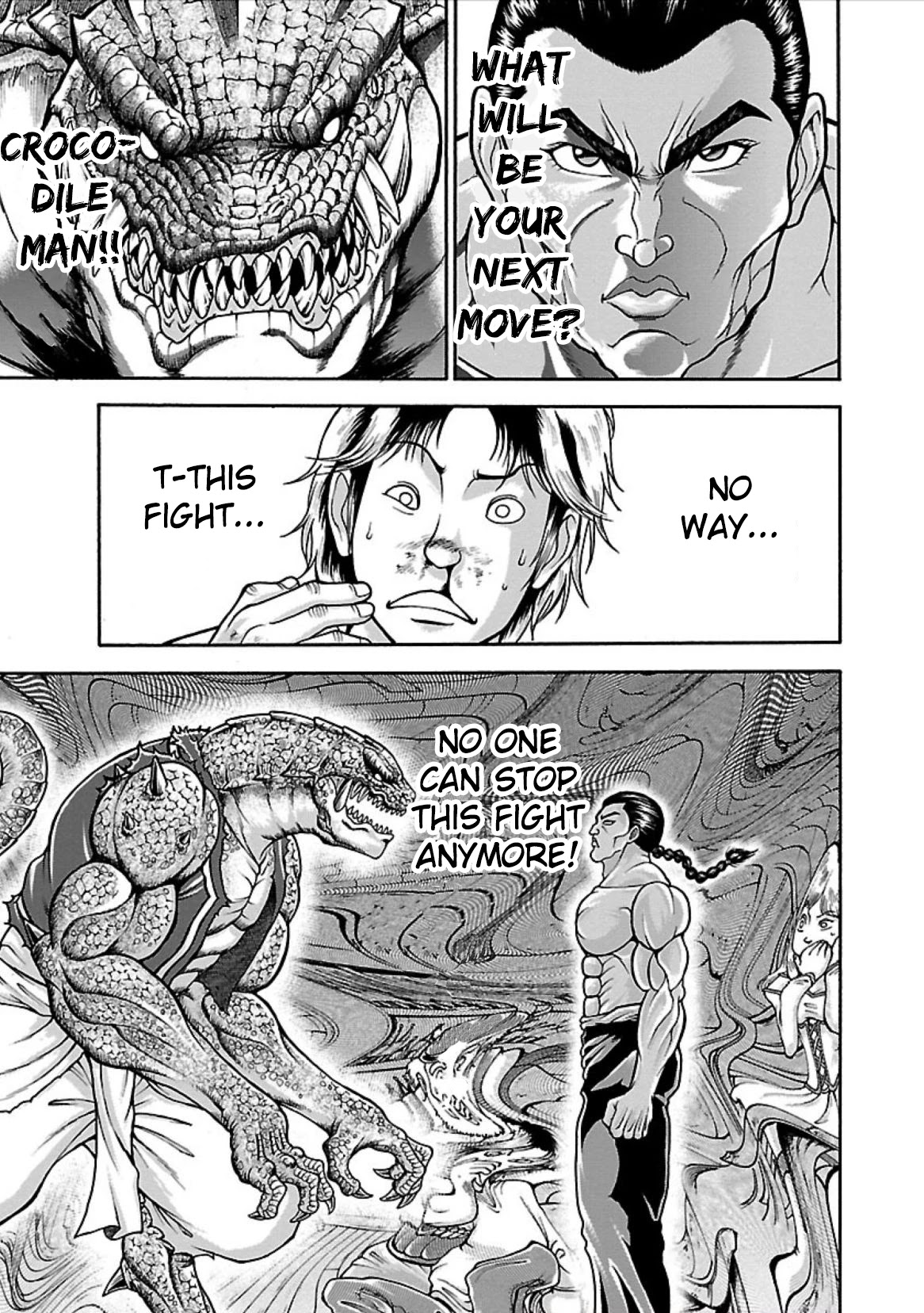 Baki Side Story - Retsu Kaioh Doesn't Mind Even if it's in another World Chapter 4 page 9 - Chapter 4: Death Roll