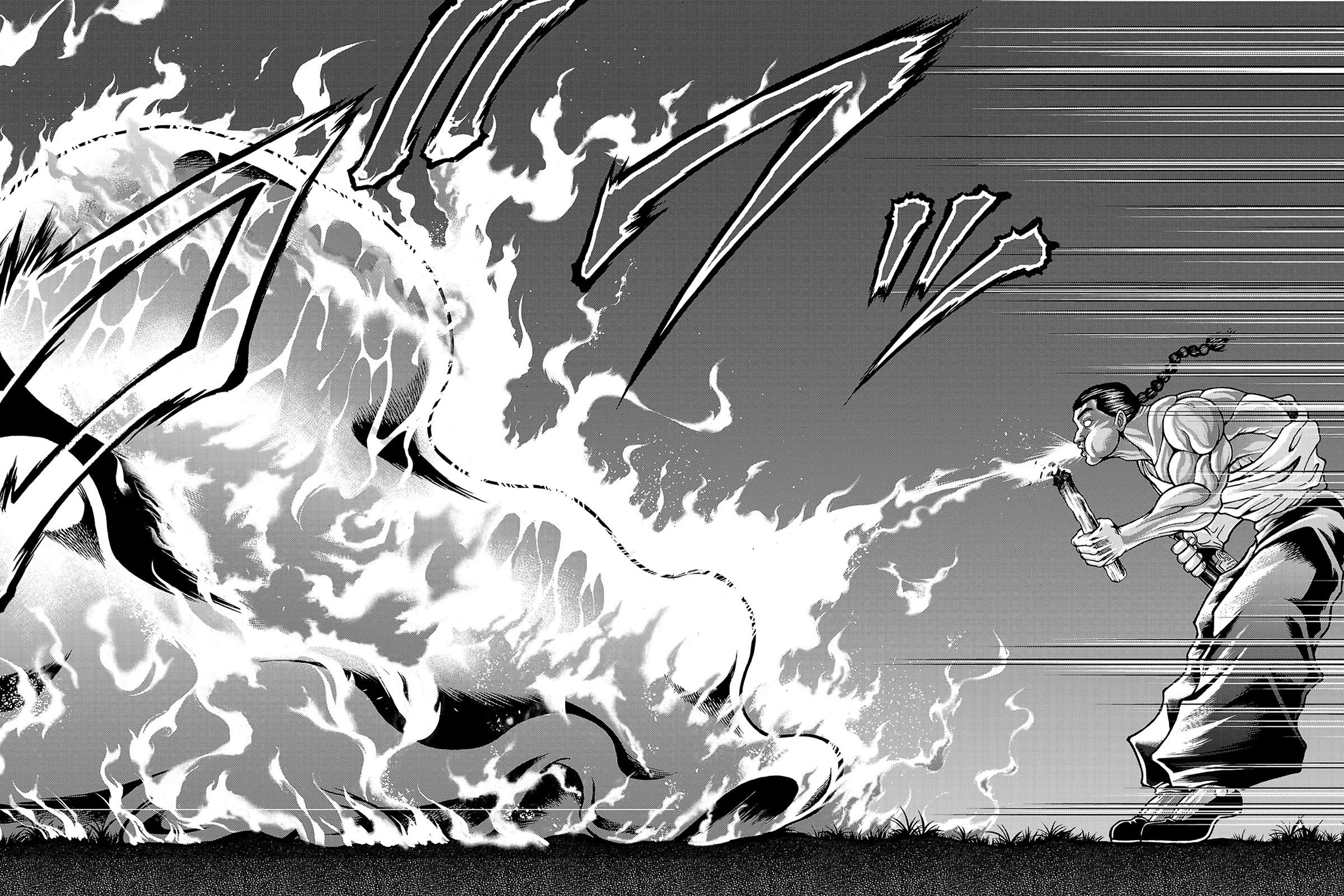 Baki Side Story - Retsu Kaioh Doesn't Mind Even if it's in another World Chapter 40 page 12 - Chapter 40: Slime