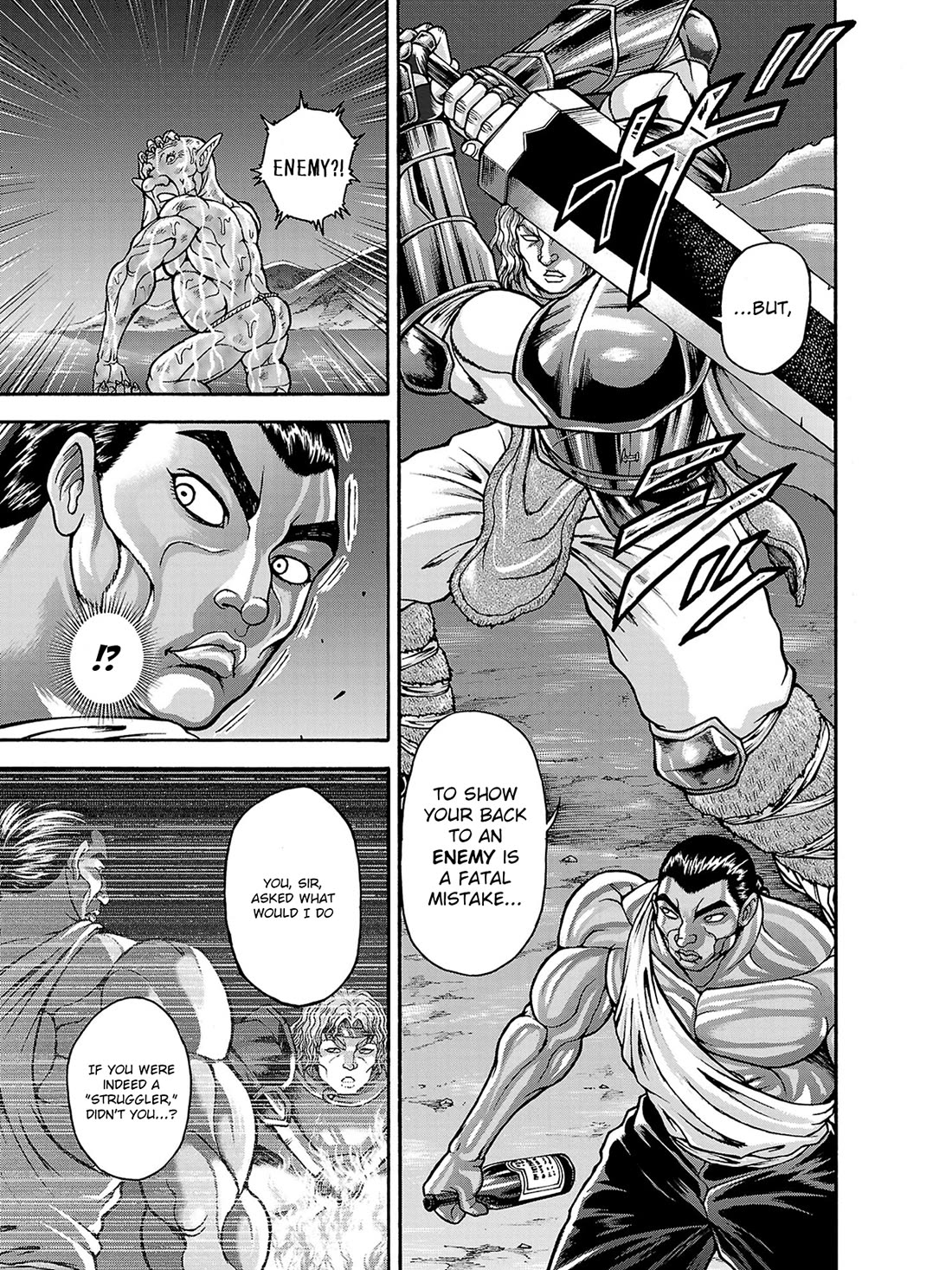 Baki Side Story - Retsu Kaioh Doesn't Mind Even if it's in another World Chapter 40 page 16 - Chapter 40: Slime