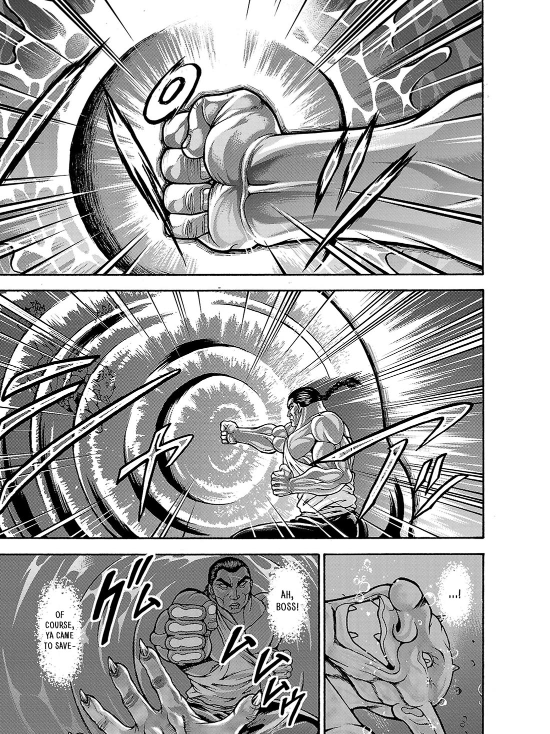 Baki Side Story - Retsu Kaioh Doesn't Mind Even if it's in another World Chapter 40 page 3 - Chapter 40: Slime