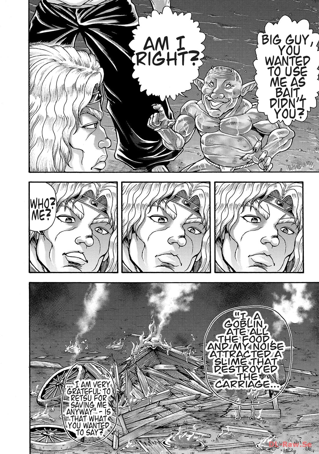 Baki Side Story - Retsu Kaioh Doesn't Mind Even if it's in another World Chapter 41 page 8 - Chapter 41: Сladborg