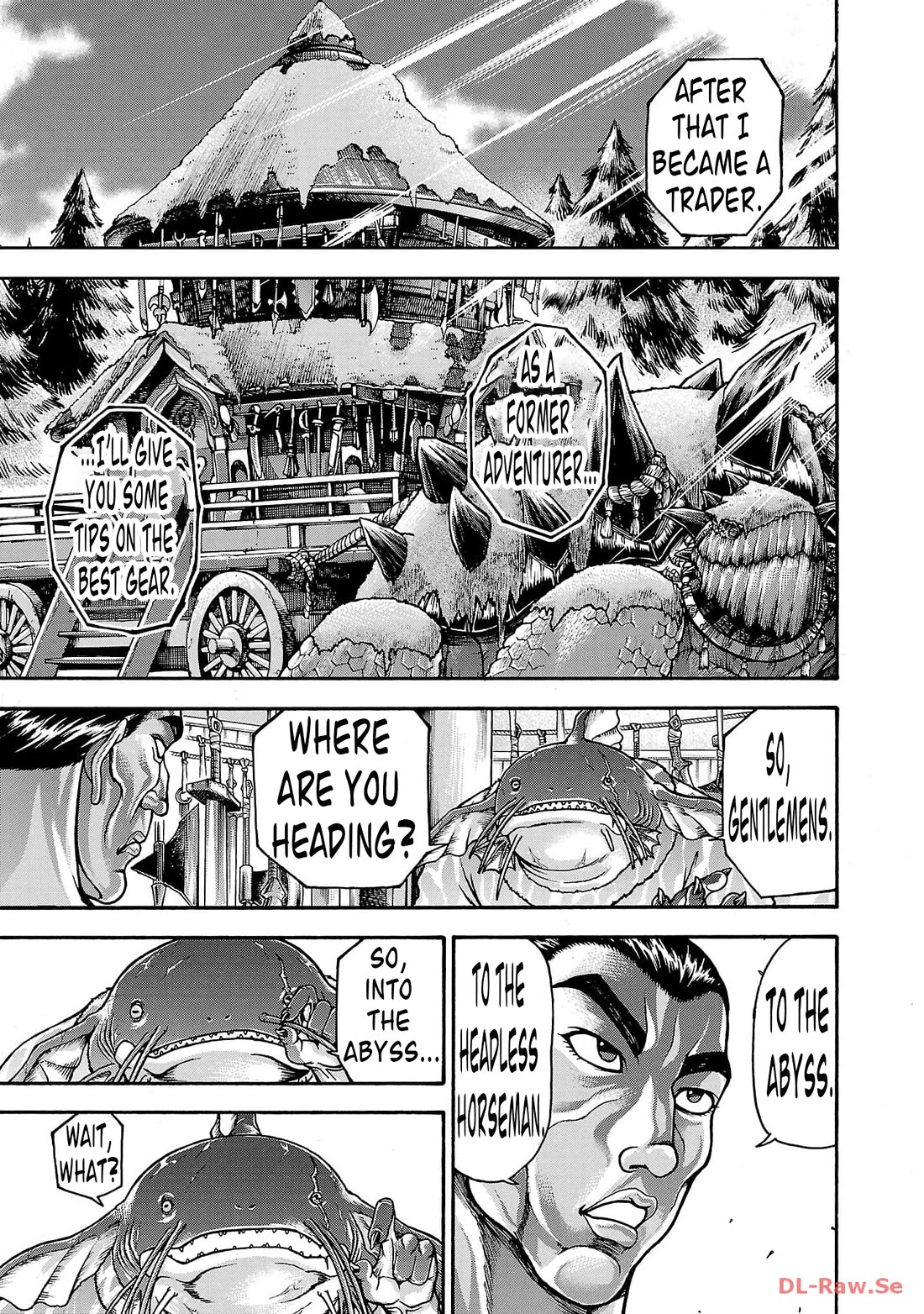 Baki Side Story - Retsu Kaioh Doesn't Mind Even if it's in another World Chapter 42 page 13 - Chapter 42: Mobile Store