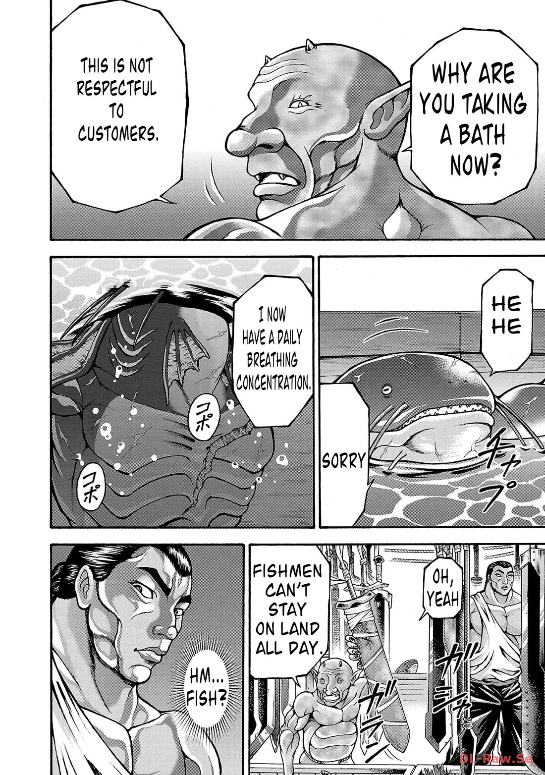 Baki Side Story - Retsu Kaioh Doesn't Mind Even if it's in another World Chapter 42 page 4 - Chapter 42: Mobile Store