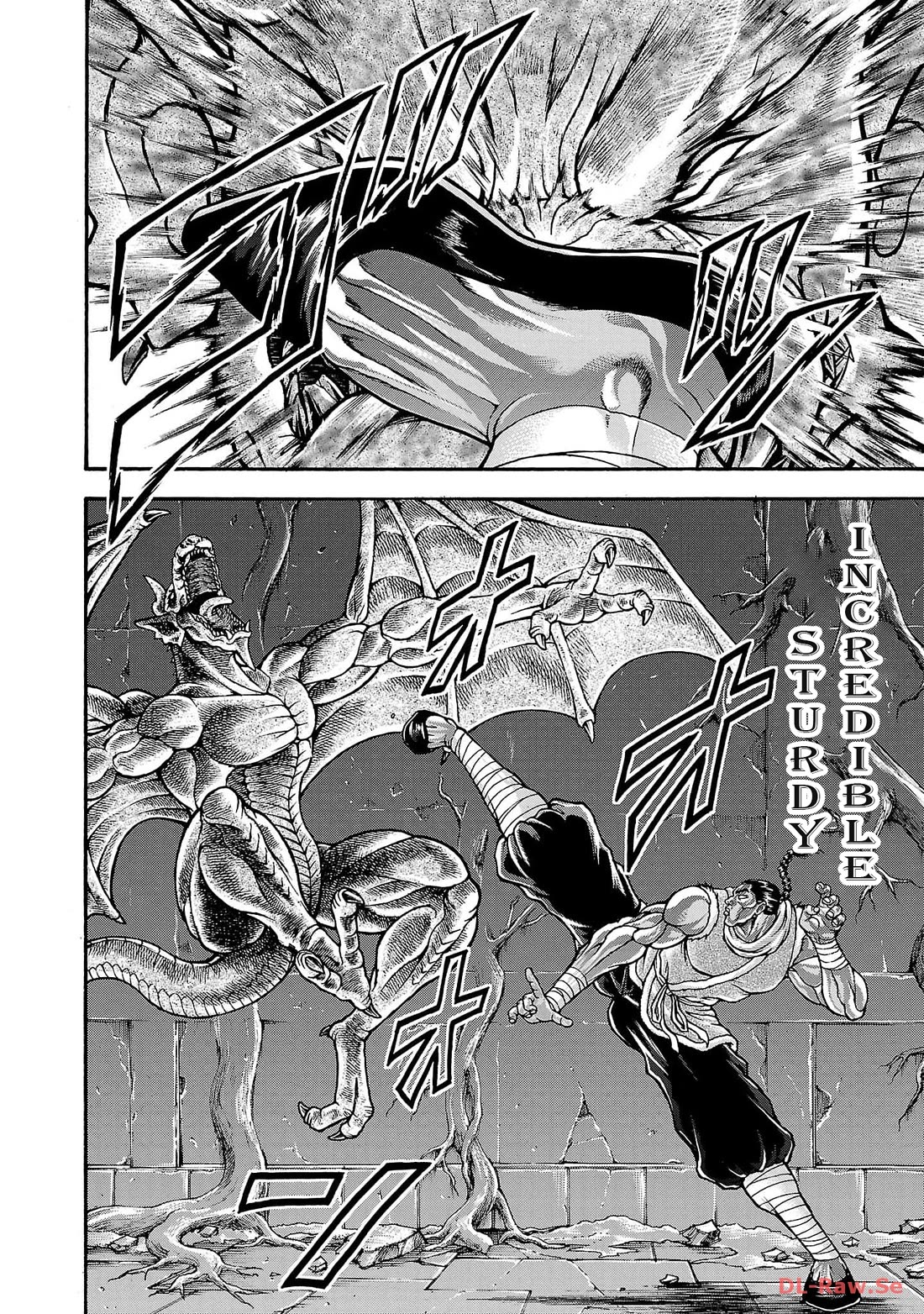 Baki Side Story - Retsu Kaioh Doesn't Mind Even if it's in another World Chapter 43 page 10 - Chapter 43: Gargoyle