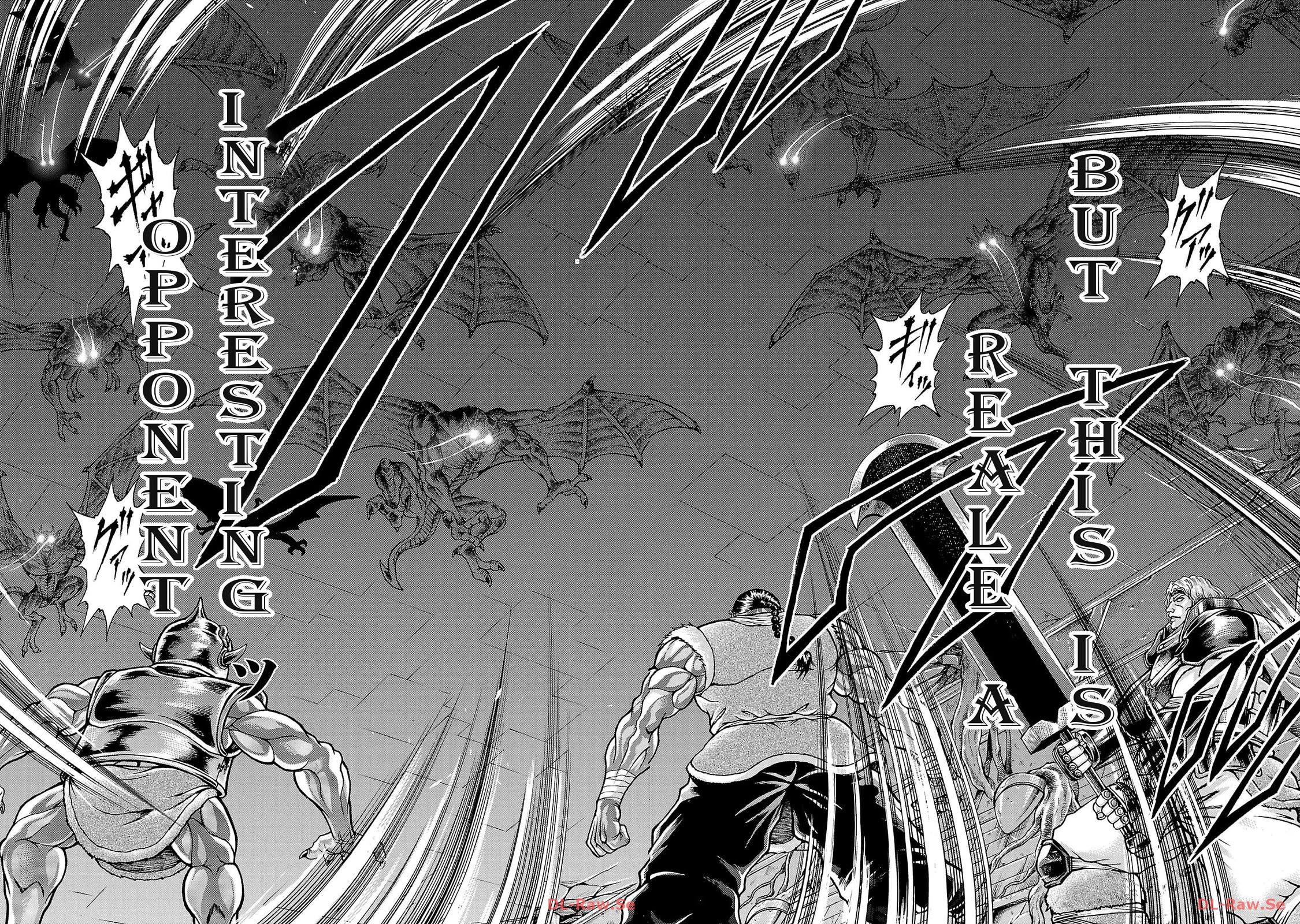 Baki Side Story - Retsu Kaioh Doesn't Mind Even if it's in another World Chapter 43 page 12 - Chapter 43: Gargoyle