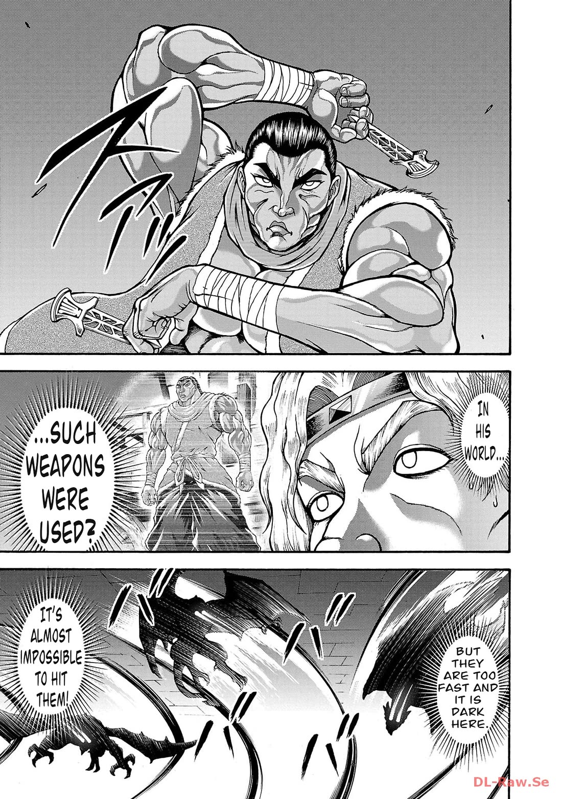 Baki Side Story - Retsu Kaioh Doesn't Mind Even if it's in another World Chapter 43 page 16 - Chapter 43: Gargoyle