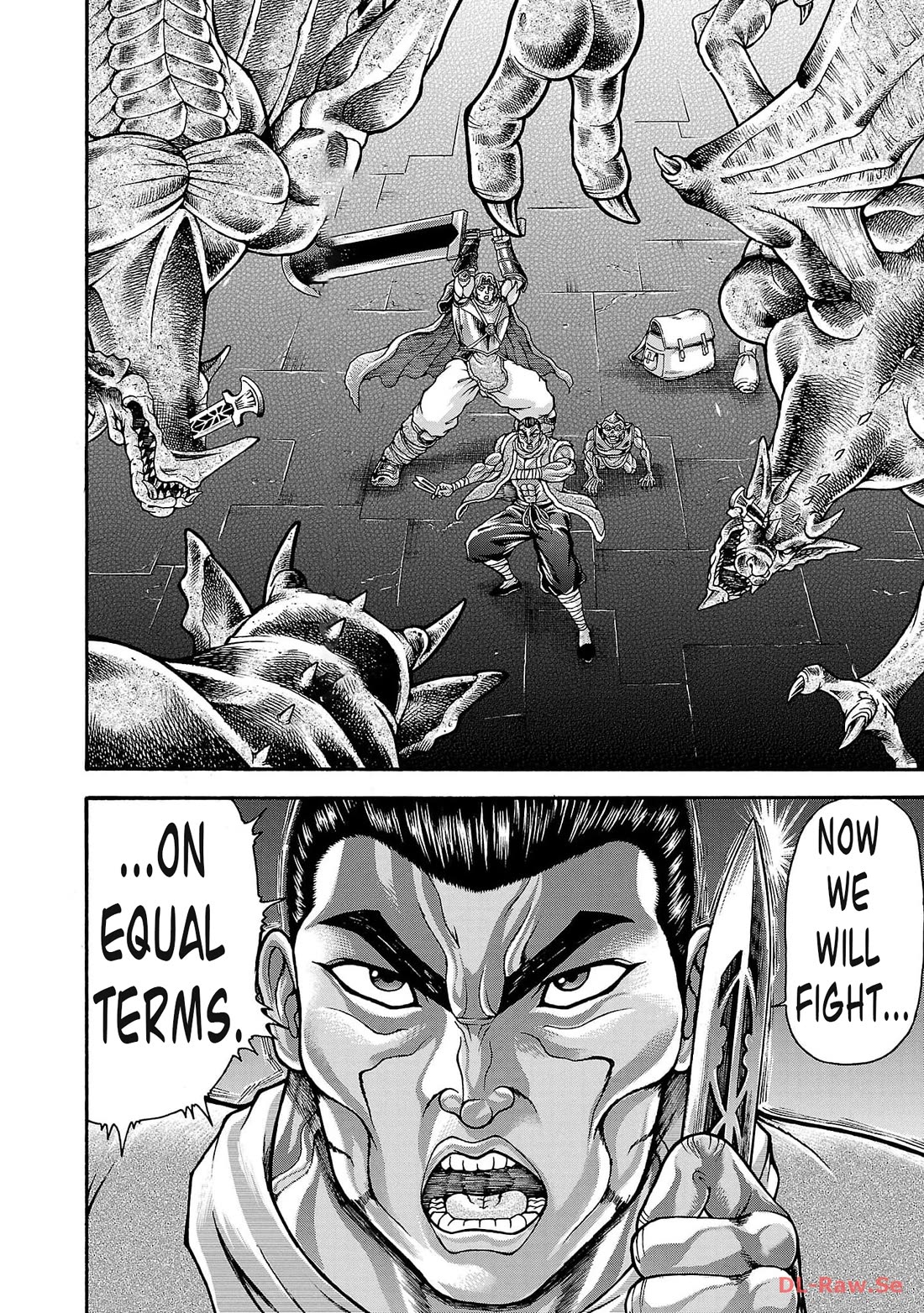 Baki Side Story - Retsu Kaioh Doesn't Mind Even if it's in another World Chapter 43 page 19 - Chapter 43: Gargoyle