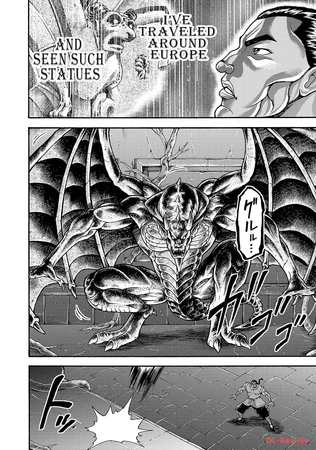 Baki Side Story - Retsu Kaioh Doesn't Mind Even if it's in another World Chapter 43 page 8 - Chapter 43: Gargoyle