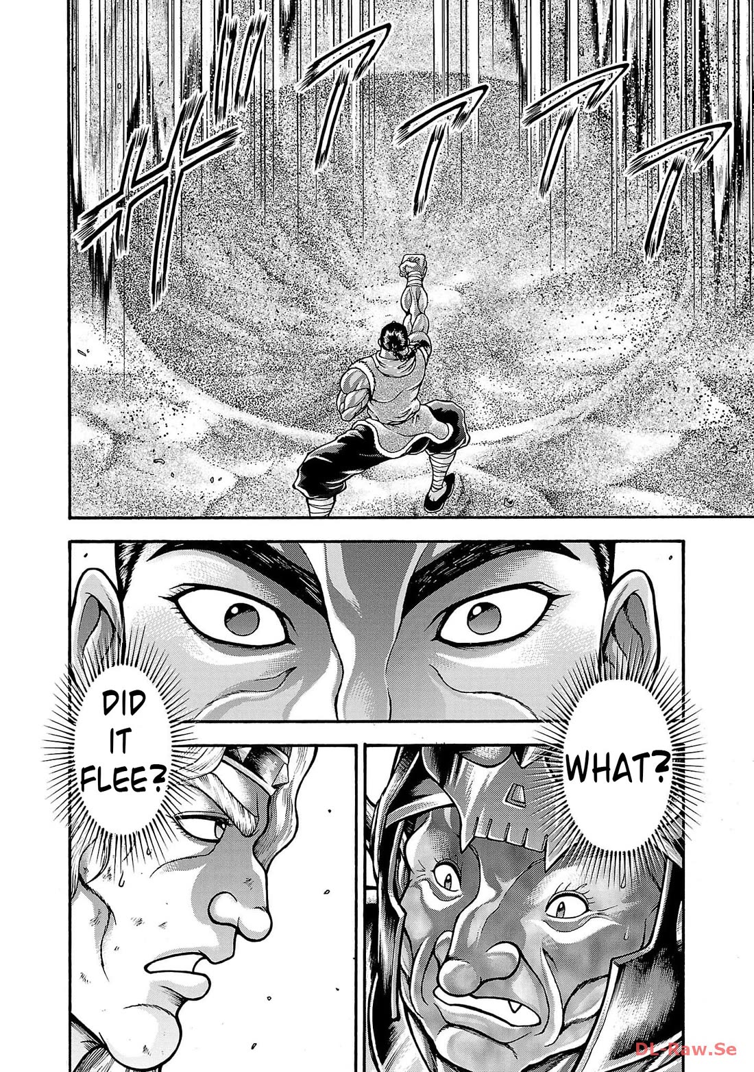 Baki Side Story - Retsu Kaioh Doesn't Mind Even if it's in another World Chapter 46 page 9 - Chapter 46: Tunnel