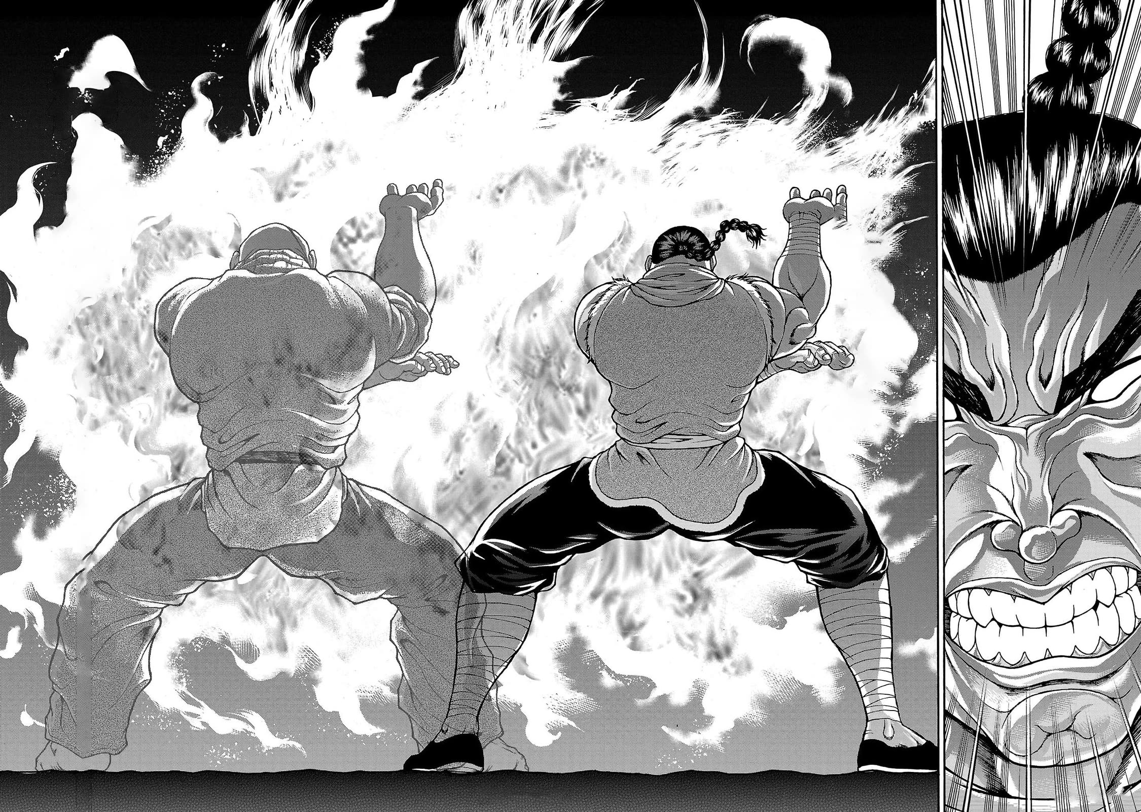 Baki Side Story - Retsu Kaioh Doesn't Mind Even if it's in another World Chapter 47 page 10 - Chapter 47: Salamander