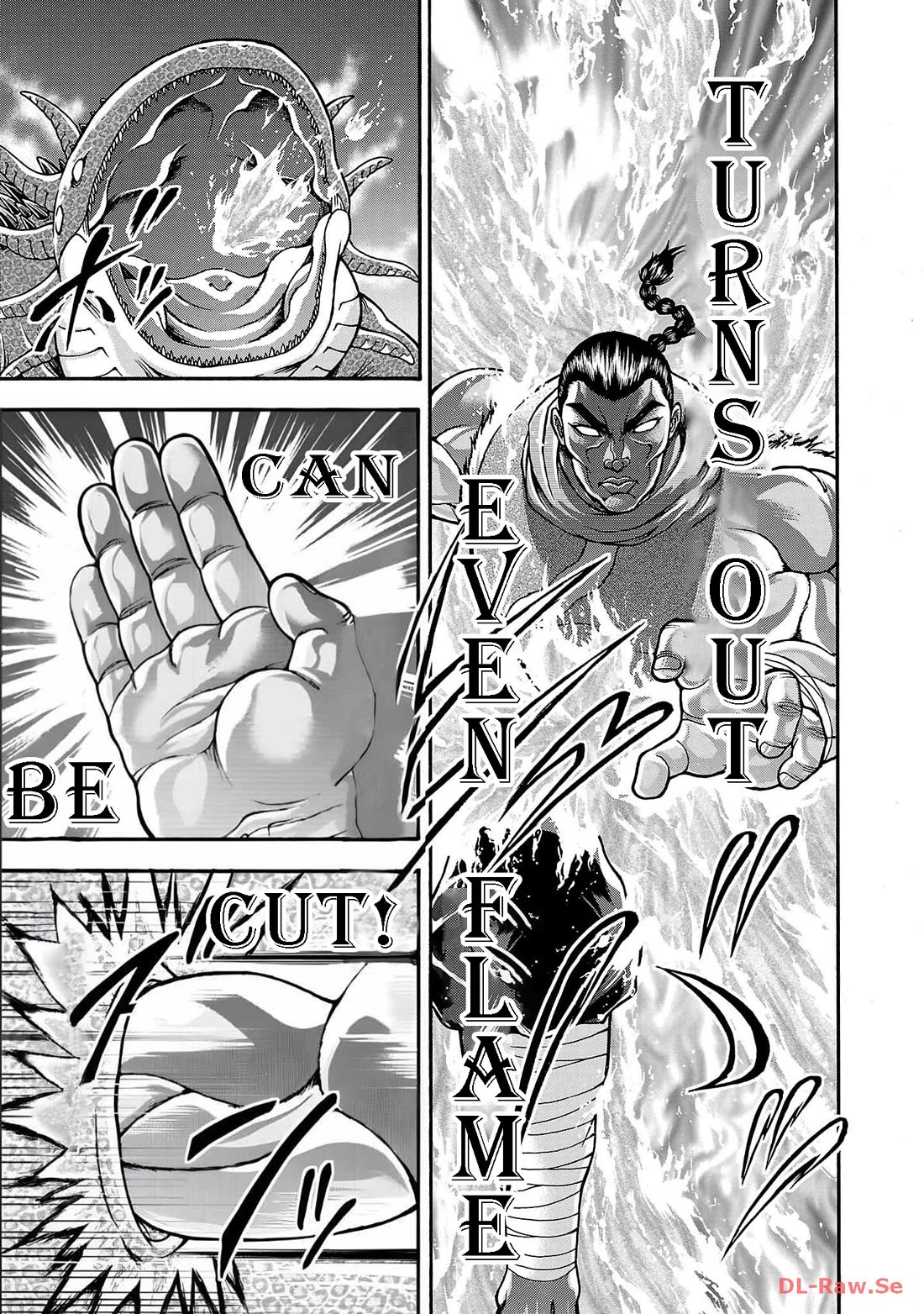 Baki Side Story - Retsu Kaioh Doesn't Mind Even if it's in another World Chapter 47 page 14 - Chapter 47: Salamander