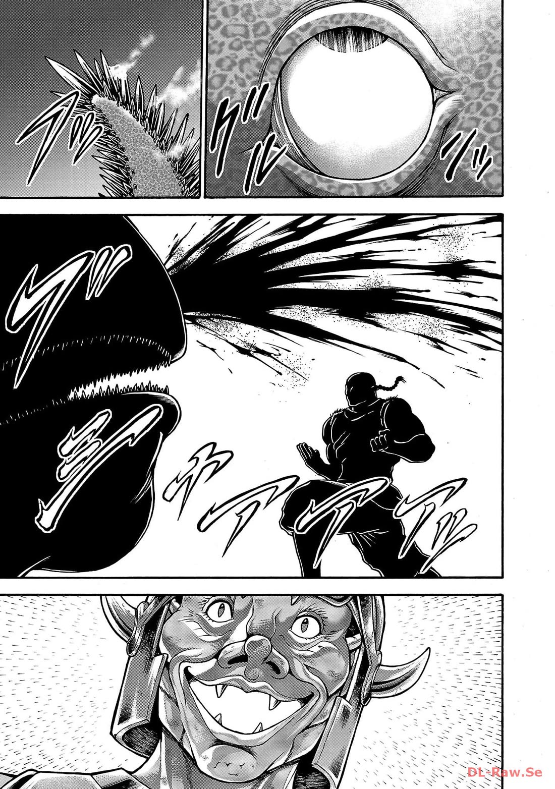 Baki Side Story - Retsu Kaioh Doesn't Mind Even if it's in another World Chapter 47 page 16 - Chapter 47: Salamander