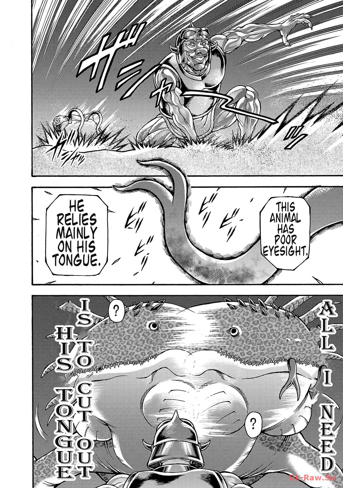 Baki Side Story - Retsu Kaioh Doesn't Mind Even if it's in another World Chapter 47 page 4 - Chapter 47: Salamander
