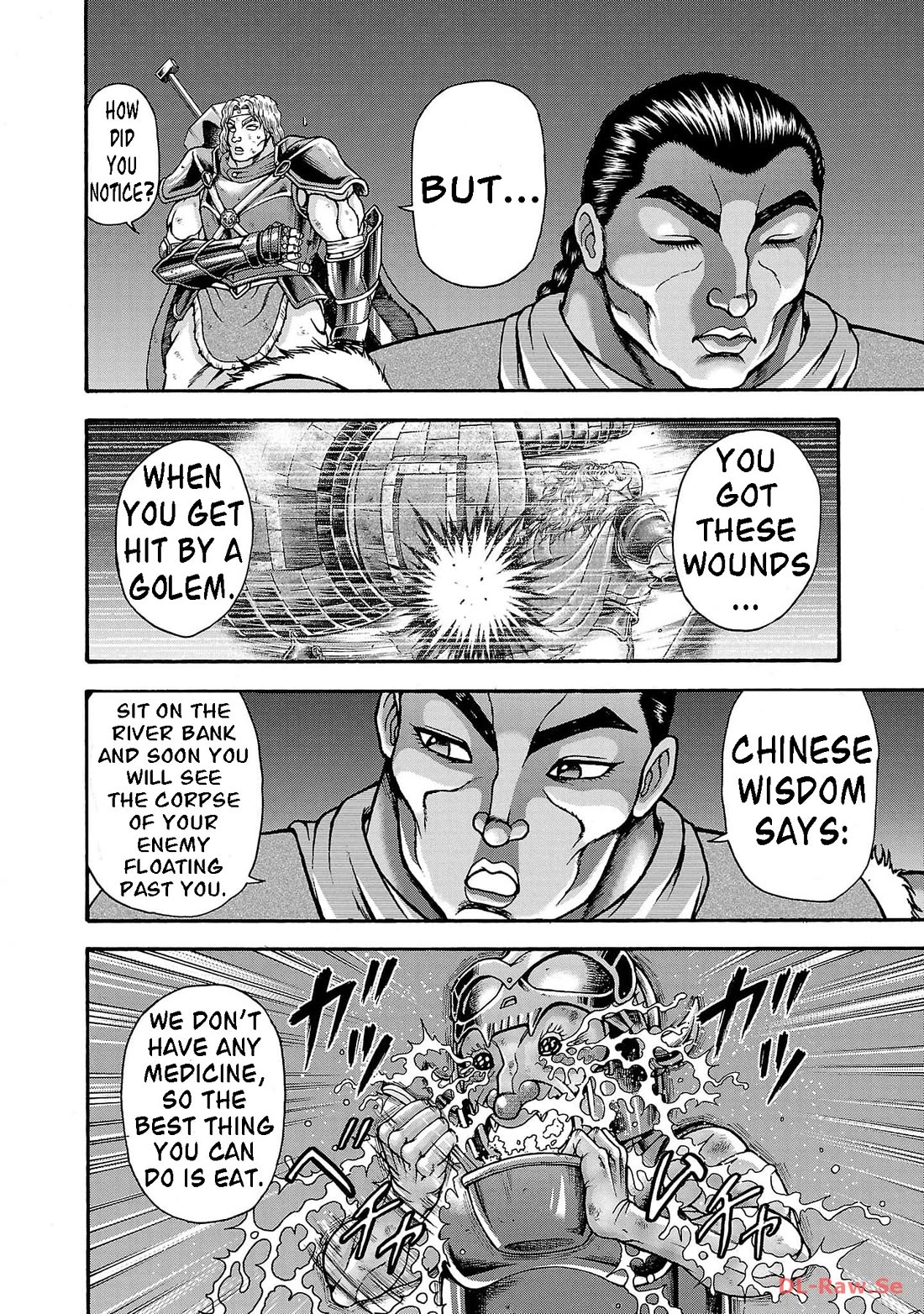 Baki Side Story - Retsu Kaioh Doesn't Mind Even if it's in another World Chapter 48 page 10 - Chapter 48: Haste leads to defeat