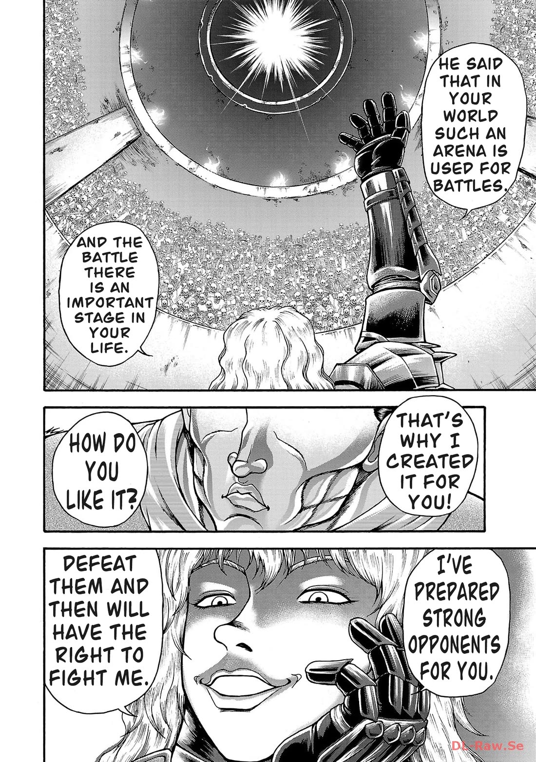 Baki Side Story - Retsu Kaioh Doesn't Mind Even if it's in another World Chapter 49 page 11 - Chapter 49: Stage