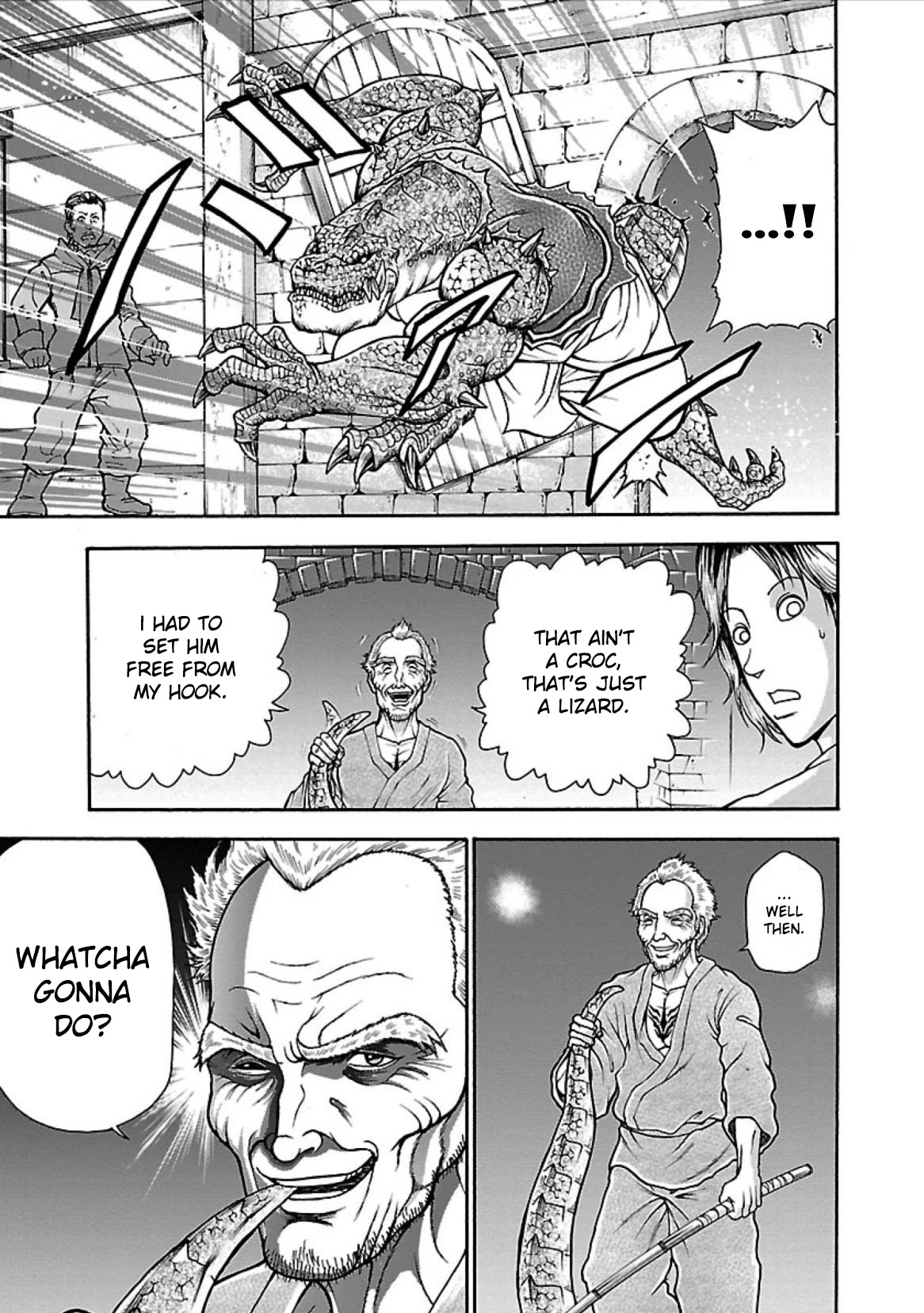 Baki Side Story - Retsu Kaioh Doesn't Mind Even if it's in another World Chapter 5 page 3 - Chapter 5: Gridor Iston