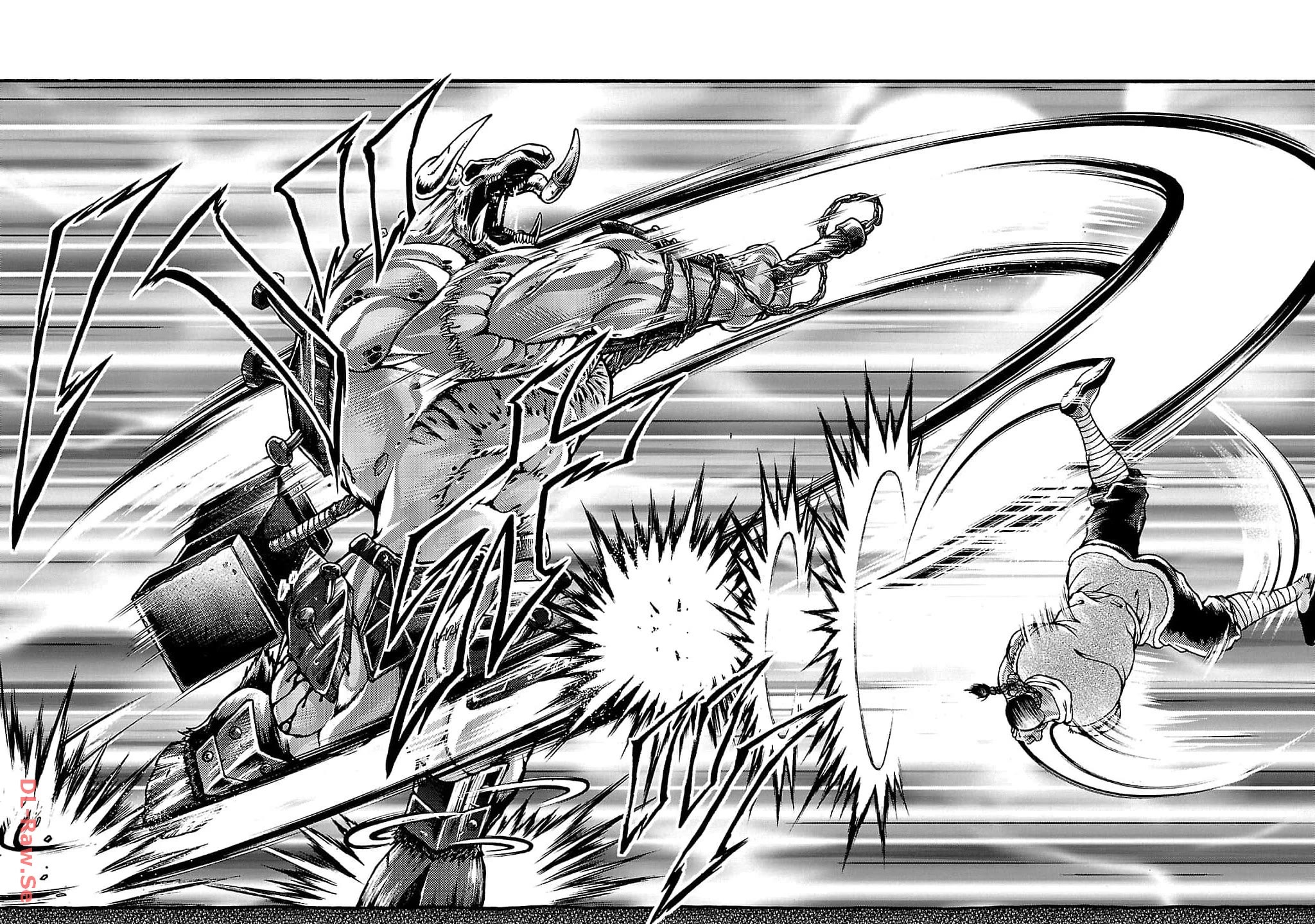 Baki Side Story - Retsu Kaioh Doesn't Mind Even if it's in another World Chapter 50 page 10 - Chapter 50: Undead Minotaur