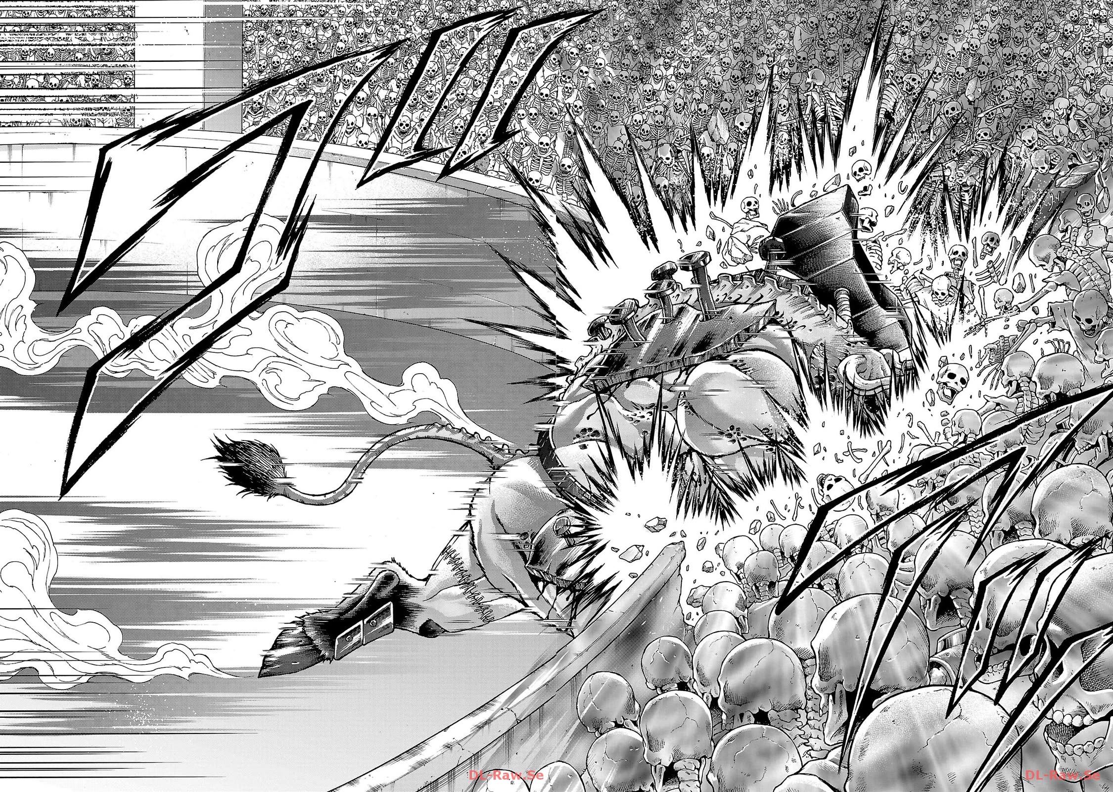 Baki Side Story - Retsu Kaioh Doesn't Mind Even if it's in another World Chapter 50 page 12 - Chapter 50: Undead Minotaur