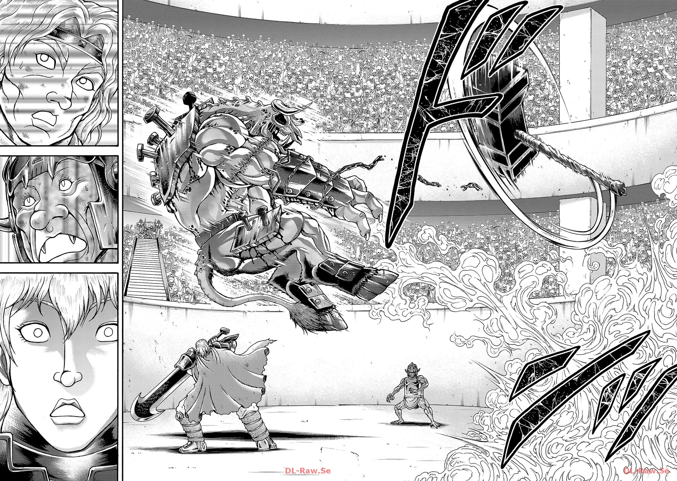 Baki Side Story - Retsu Kaioh Doesn't Mind Even if it's in another World Chapter 50 page 15 - Chapter 50: Undead Minotaur