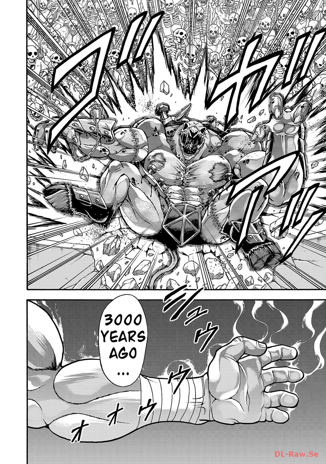 Baki Side Story - Retsu Kaioh Doesn't Mind Even if it's in another World Chapter 50 page 16 - Chapter 50: Undead Minotaur