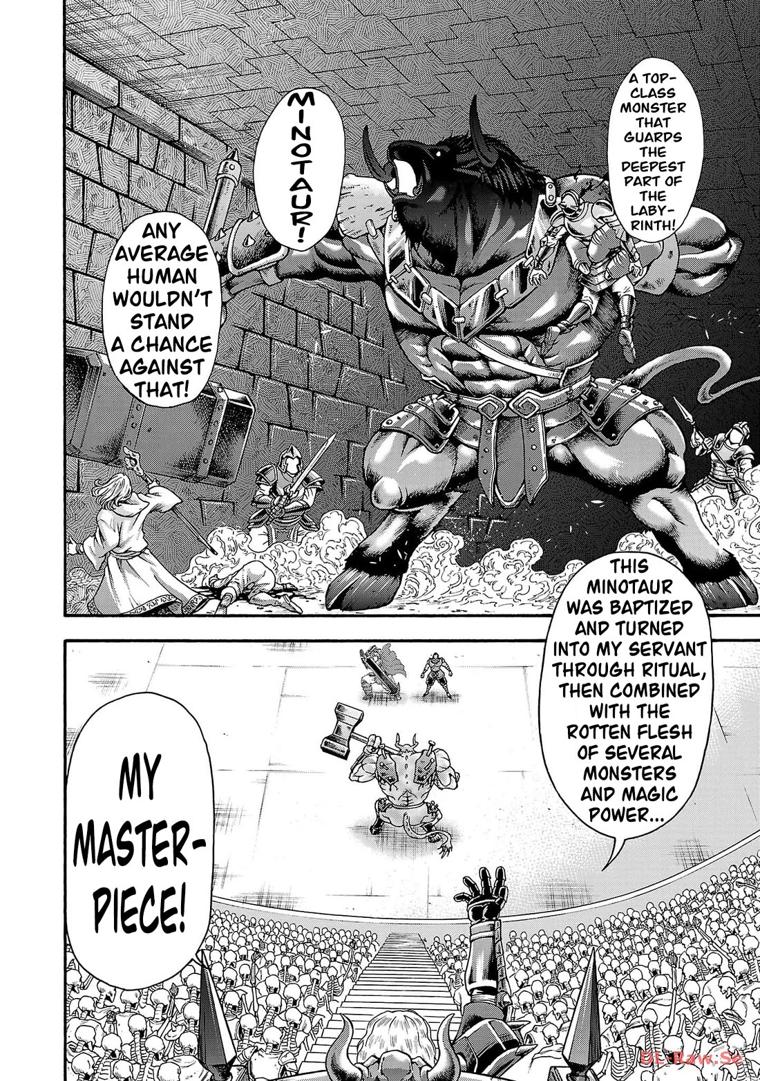Baki Side Story - Retsu Kaioh Doesn't Mind Even if it's in another World Chapter 50 page 2 - Chapter 50: Undead Minotaur