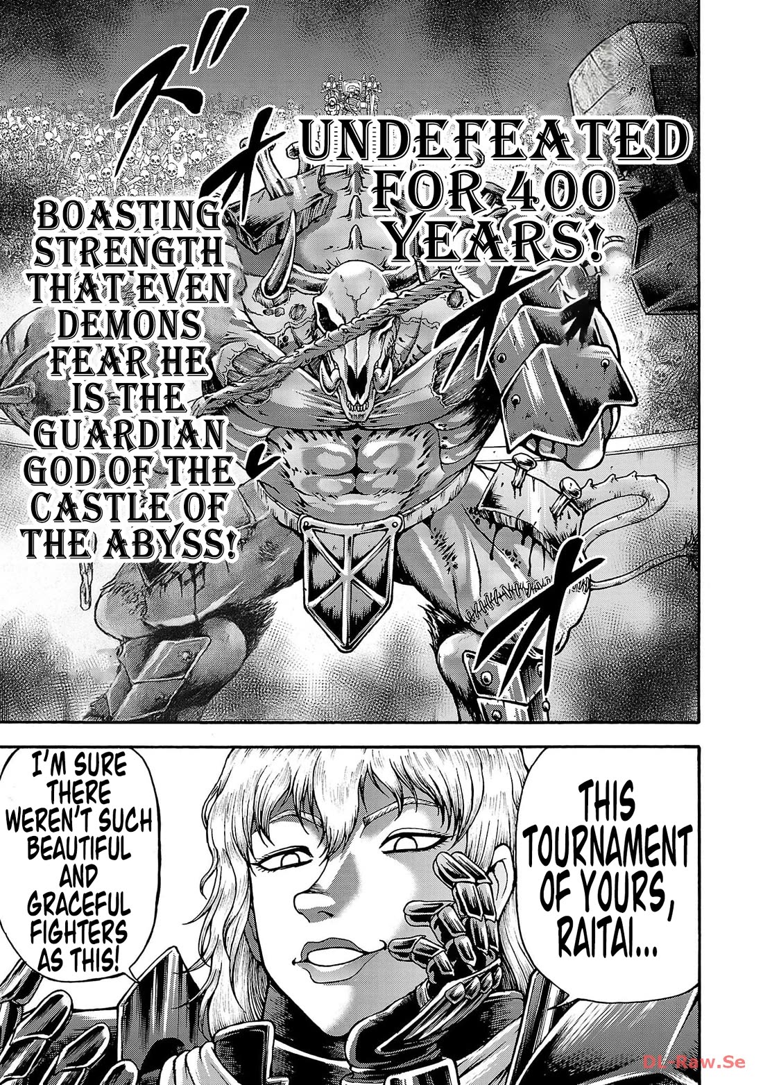 Baki Side Story - Retsu Kaioh Doesn't Mind Even if it's in another World Chapter 50 page 3 - Chapter 50: Undead Minotaur