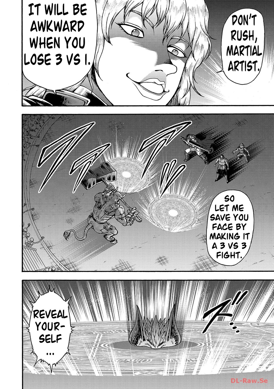 Baki Side Story - Retsu Kaioh Doesn't Mind Even if it's in another World Chapter 50 page 6 - Chapter 50: Undead Minotaur