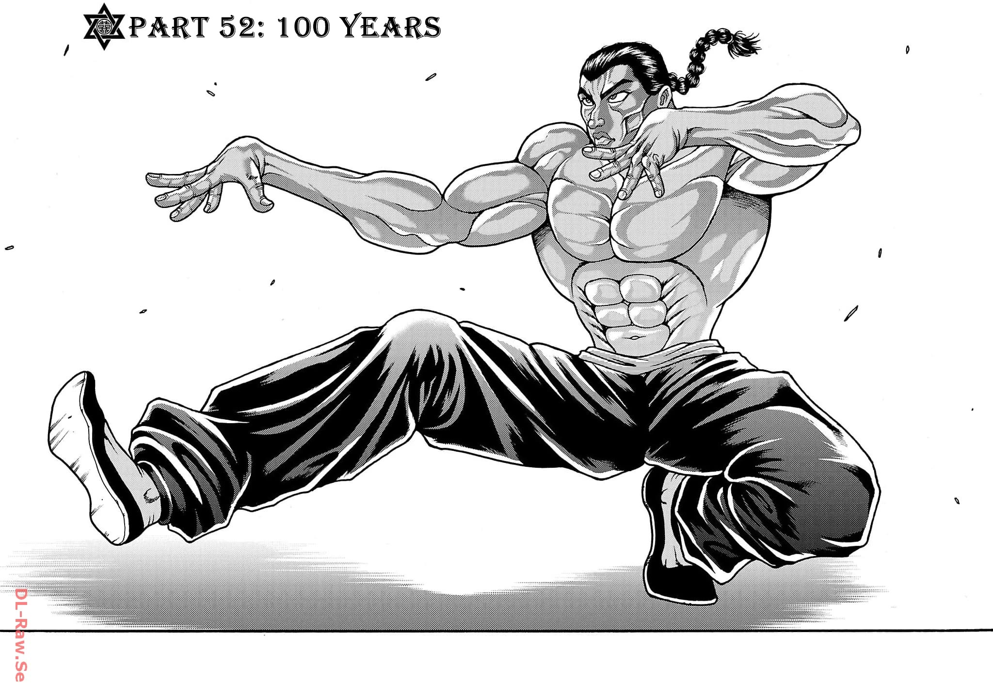 Baki Side Story - Retsu Kaioh Doesn't Mind Even if it's in another World Chapter 52 page 1 - Chapter 52: 100 years