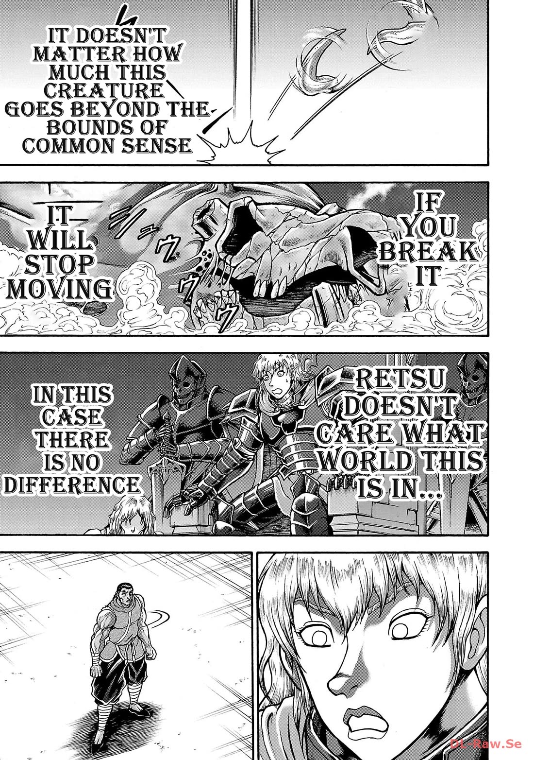 Baki Side Story - Retsu Kaioh Doesn't Mind Even if it's in another World Chapter 52 page 16 - Chapter 52: 100 years