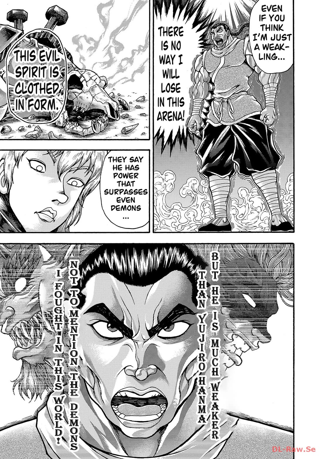 Baki Side Story - Retsu Kaioh Doesn't Mind Even if it's in another World Chapter 52 page 18 - Chapter 52: 100 years