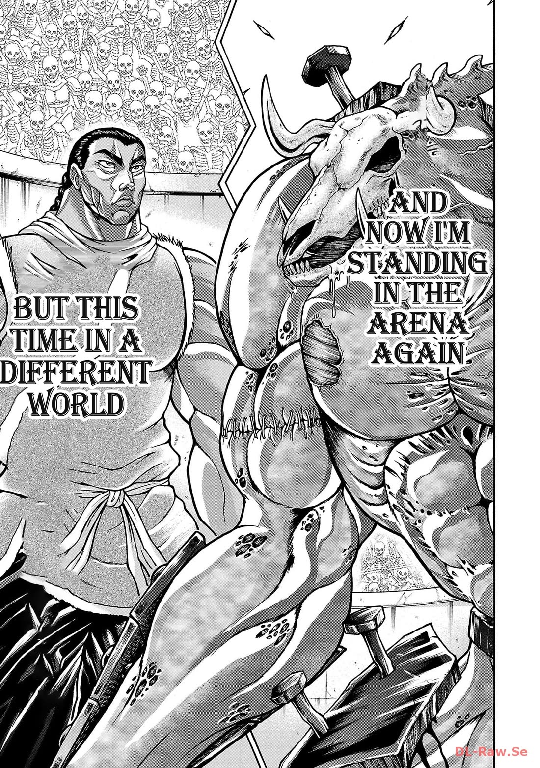 Baki Side Story - Retsu Kaioh Doesn't Mind Even if it's in another World Chapter 52 page 5 - Chapter 52: 100 years