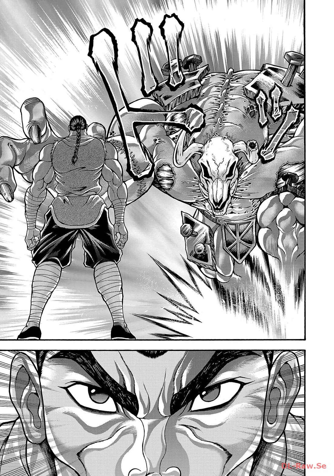Baki Side Story - Retsu Kaioh Doesn't Mind Even if it's in another World Chapter 52 page 7 - Chapter 52: 100 years