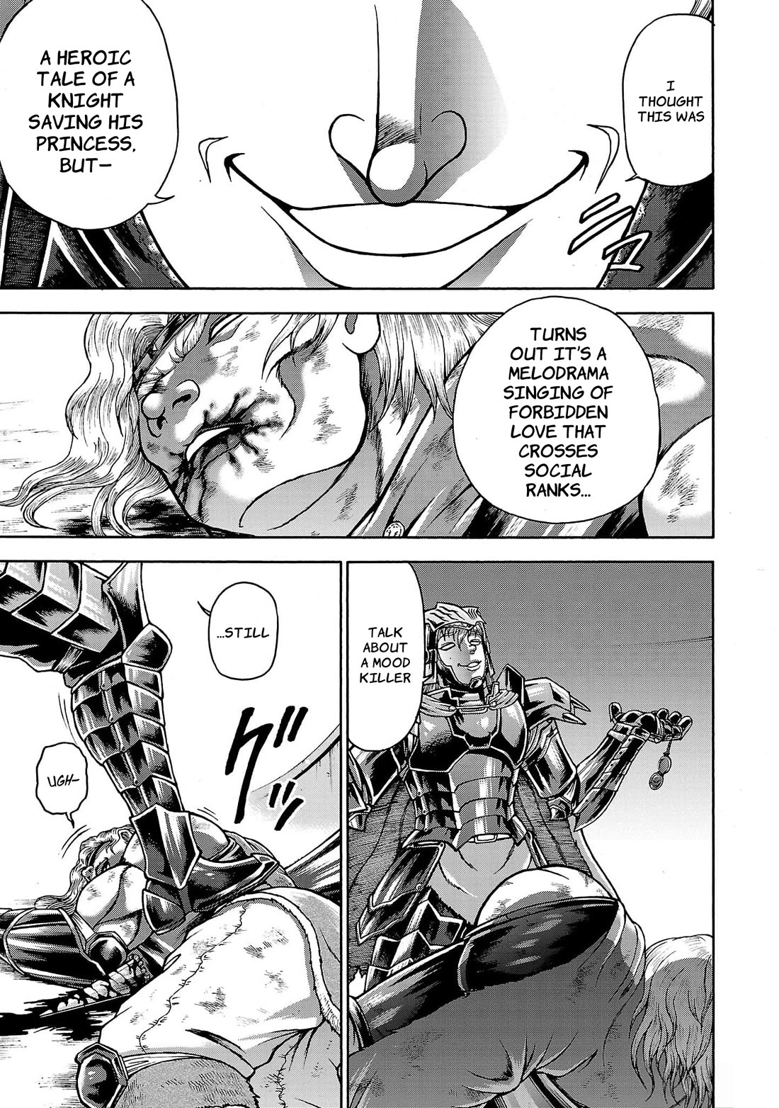 Baki Side Story - Retsu Kaioh Doesn't Mind Even if it's in another World Chapter 53 page 11 - Chapter 53: Melodrama