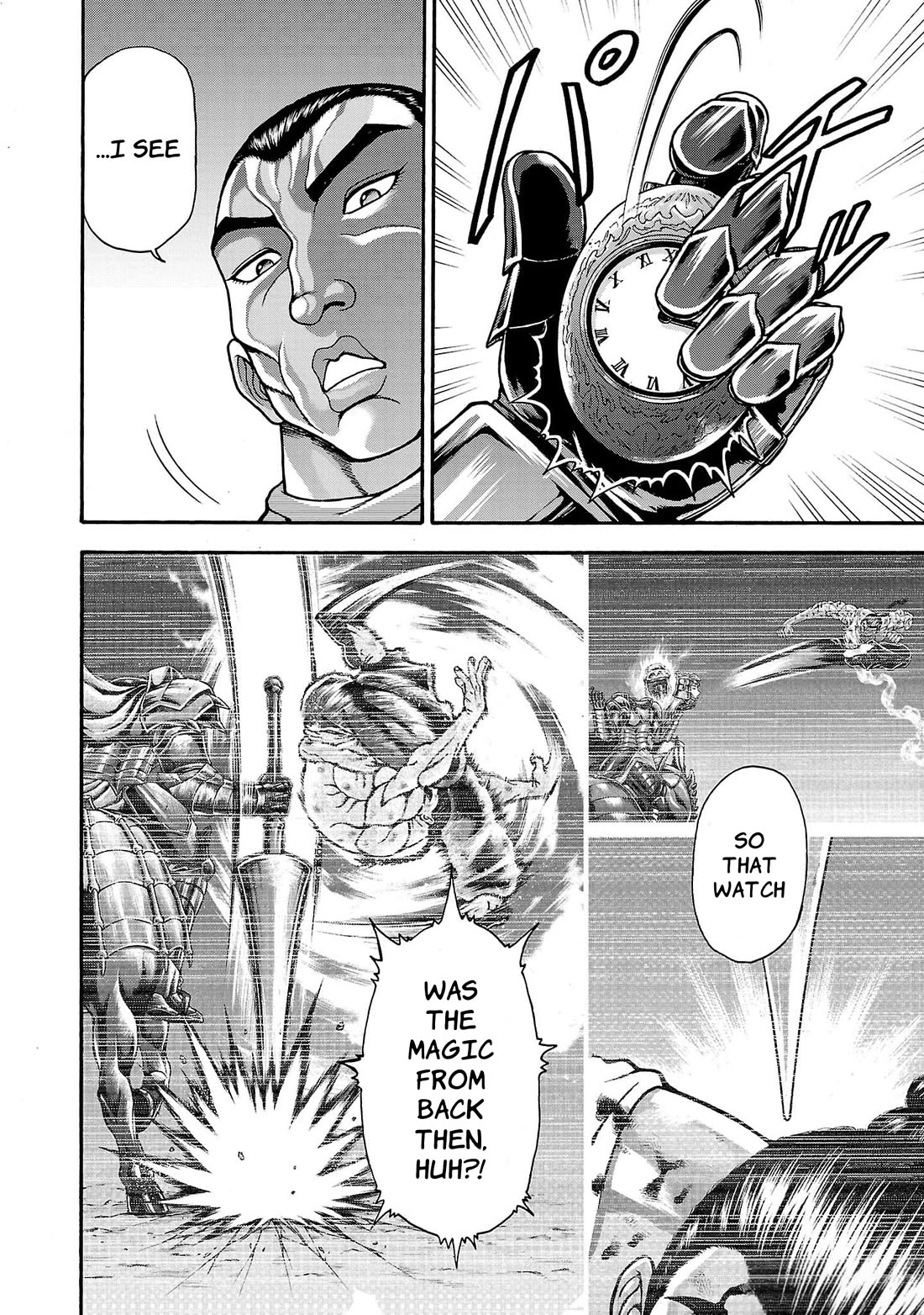 Baki Side Story - Retsu Kaioh Doesn't Mind Even if it's in another World Chapter 53 page 15 - Chapter 53: Melodrama