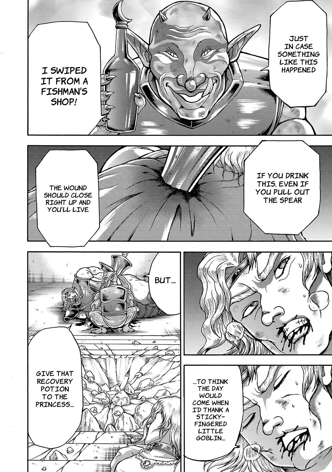 Baki Side Story - Retsu Kaioh Doesn't Mind Even if it's in another World Chapter 54 page 4 - Chapter 54: Underworld King