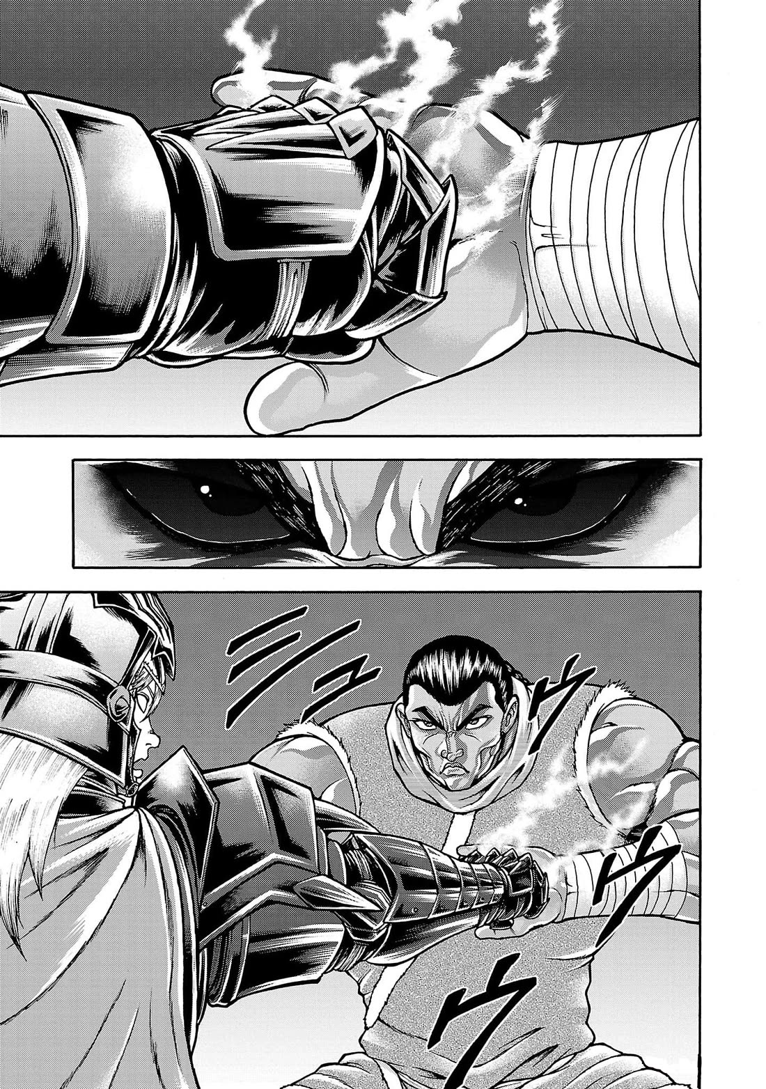 Baki Side Story - Retsu Kaioh Doesn't Mind Even if it's in another World Chapter 55 page 3 - Chapter 55: East–West Showdown