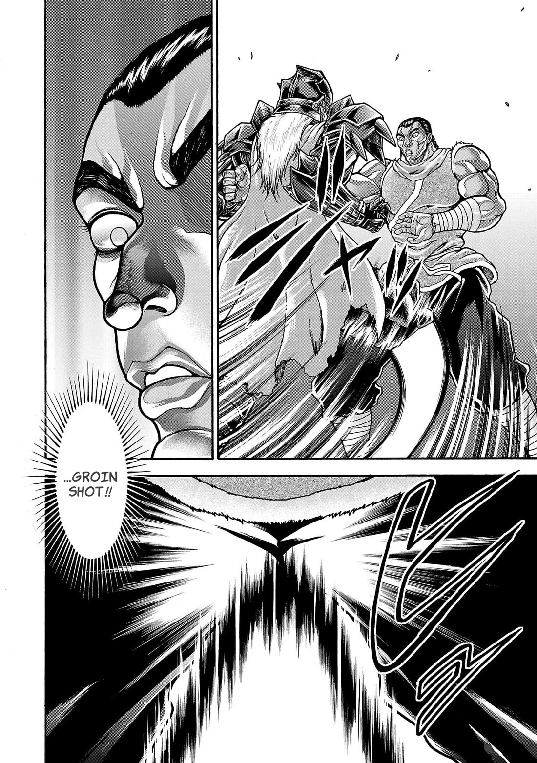 Baki Side Story - Retsu Kaioh Doesn't Mind Even if it's in another World Chapter 55 page 4 - Chapter 55: East–West Showdown