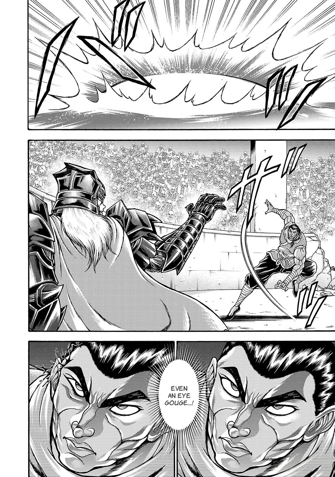 Baki Side Story - Retsu Kaioh Doesn't Mind Even if it's in another World Chapter 55 page 6 - Chapter 55: East–West Showdown