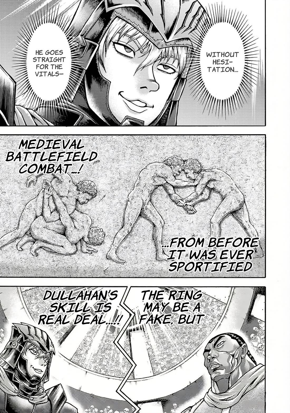 Baki Side Story - Retsu Kaioh Doesn't Mind Even if it's in another World Chapter 55 page 7 - Chapter 55: East–West Showdown